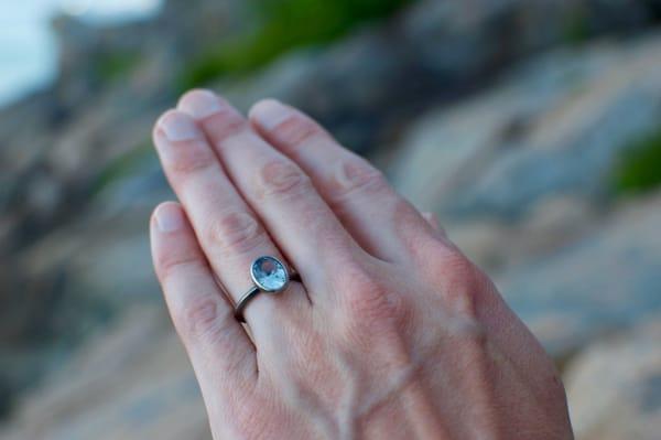 My Fiancé's Sapphire Engagement Ring.