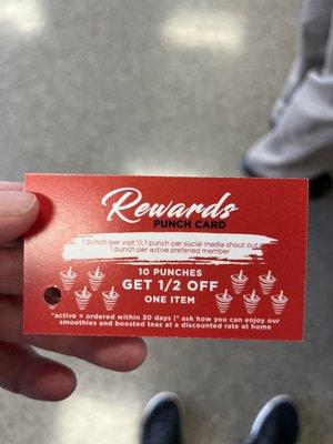 Rewards  card