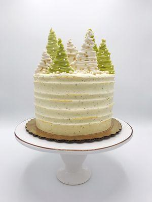 Brown Butter Christmas cake