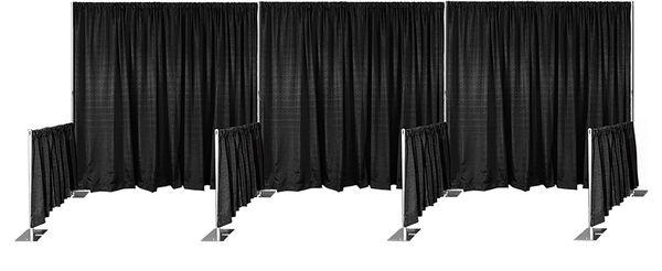 Black Pipe & Drape Rental