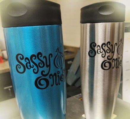 Sassy Onion Mugs