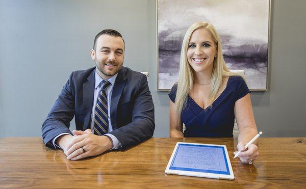 Christopher Kirker and Holly Davis of Kirker Davis LLP, Trial Attorneys, Family Law, Divorce Lawyers, Estate Planning Lawyers, Business Law.