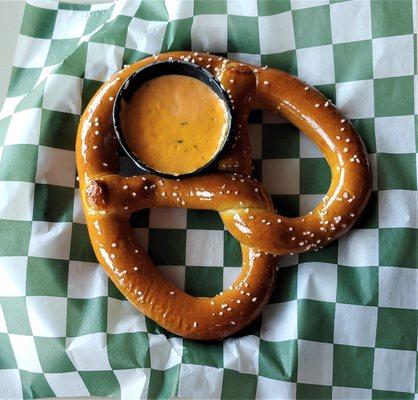 This is the Bavarian Pretzel appetizer.  Photo taken September 11, 2021.