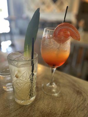 Paloma aperol spritz and tepache