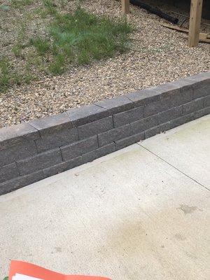 Get a flatter yard with a retaining wall