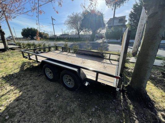 Trailer for sale on Justin's property that he does not own