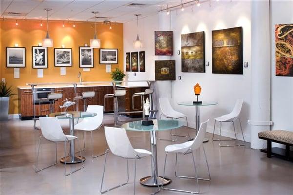 The Gallery @ Loft27 is a great place to showcase your very own creative work, or view local artists displays!