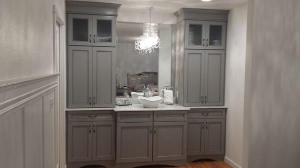 Master bathroom we just finished