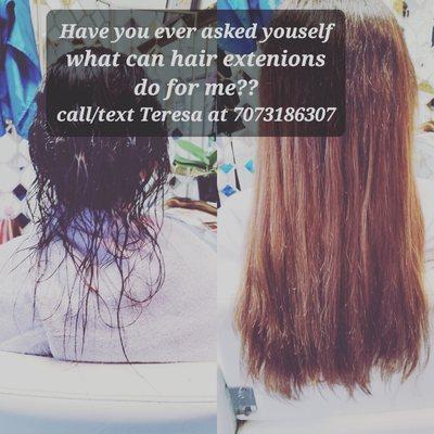 Have you ever wondered if hair extensions would work for you? Call to set up a free consultation today!!