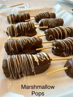 Milk Chocolate Caramel Marshmallow Pops