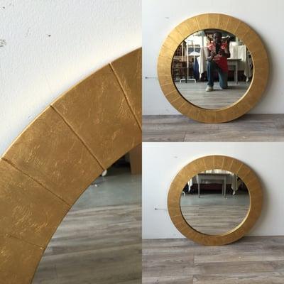 Tool Texture Gold Leaf Mirror