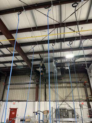 Flex conduit we installed in Massachusetts for ethernet drops for a recycling company.