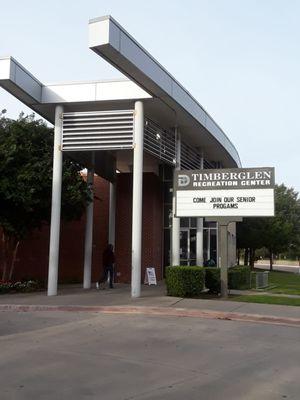 Entrance to the Rec Center