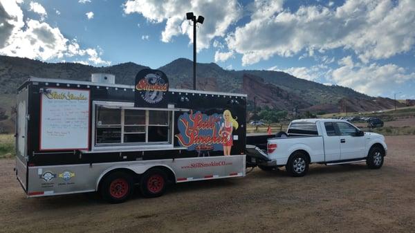 Showing off the truck at Red Rocks!