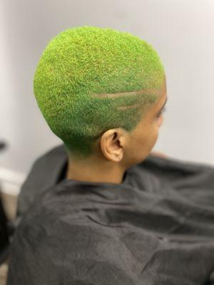 Short cut, Global lightener application, pulp riot fashion color