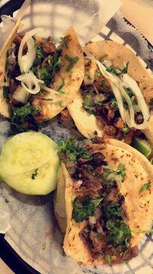 Tripe tacos!