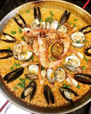 Authentic Spanish Paella Marinera