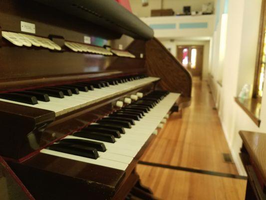 Installed in the 1920's our organ has served in worship for many years.