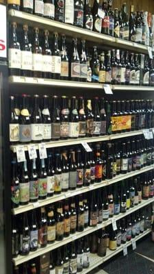 Craft beer shelf