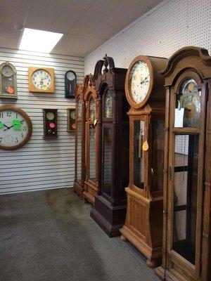 We sell Grandfather clocks & we make housecalls for Grandfather clocks.