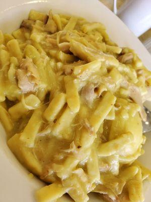 Chicken and noodles