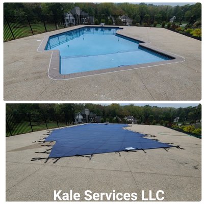 Pool closing / opening