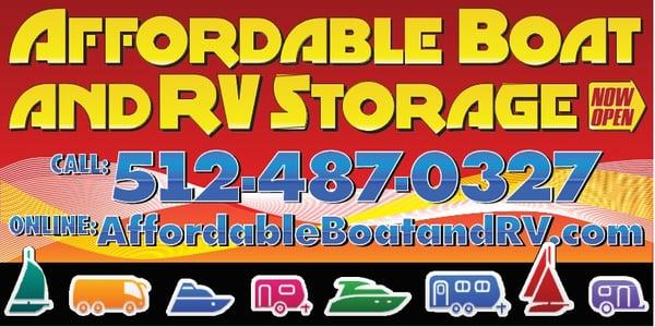 Affordable Boat and RV Storage