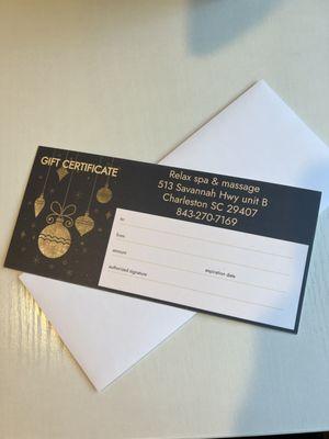 Gift card