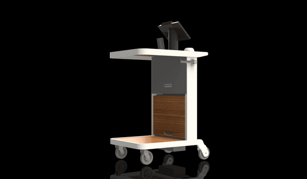 Coco - Mobile Checkout Stand, Point of Sale (POS) cart that doubles as a Fulfillment Cart (or Order Picking Cart)