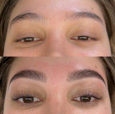 Full Service Brow Lamination & YUMI Lash Lift + Tint