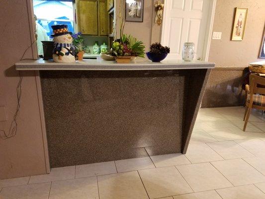 Cabinet Cover and Wainscot upgrade a room beautifully