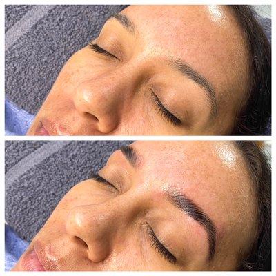 Brow Lamination with Tint