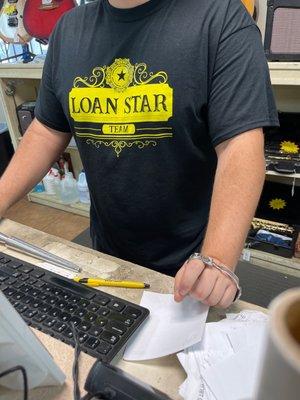 The staff at lone star pawn