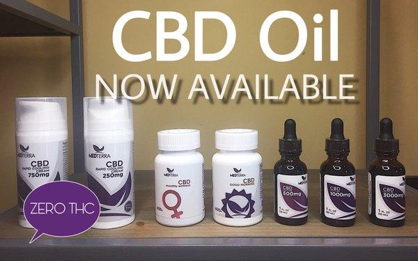 CBD oil products available