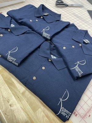 Cotton polos embroidered