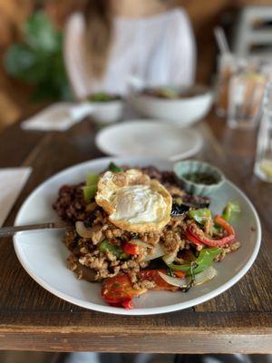 Grapow Gai with Fried Egg