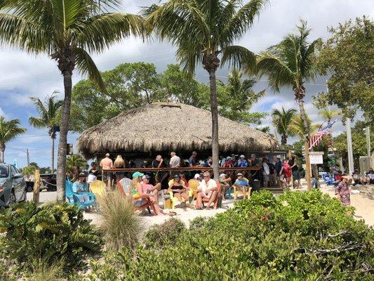 Casey Key Waterfront Restaurant by boat.