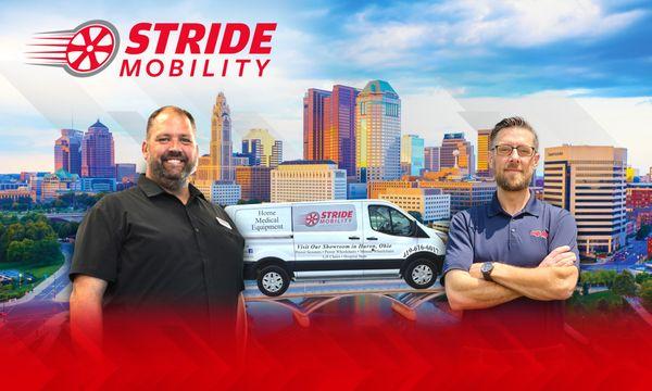 Stride serves entirety of Ohio, parts of Indiana, Michigan & Pennsylvania. Most recently expanded sales & service to Columbus area.