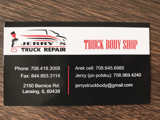 Jerry's Truck Body Repair