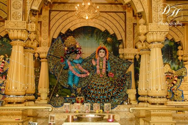 Inside the temple room.