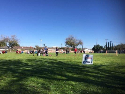 Soccer practice!  Great coaches and referees!  Such a great league.  The kids learn a lot.  We love i9 sports!