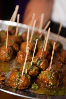 Lamb meatballs! Fantastic!