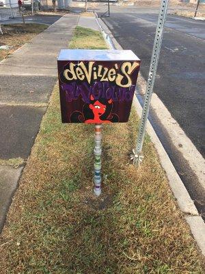 Custom painted mail box!