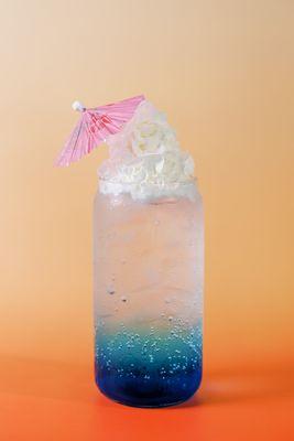 Blue Raspberry Italian Soda