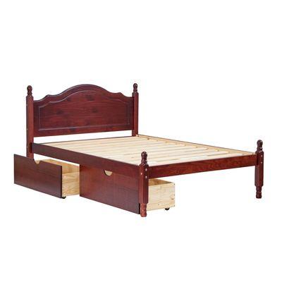 Twin solid wood bed with draws,  also available in full size and 3 other finishes (Java, honey pine and white