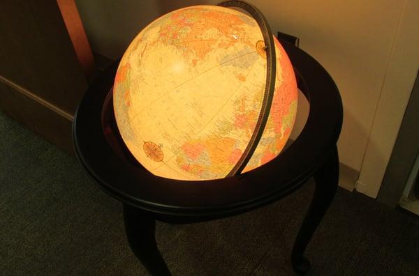 Globe that glows