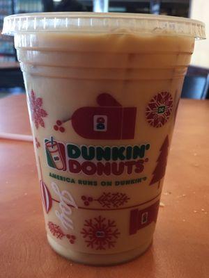 French Vanilla Iced Coffee.