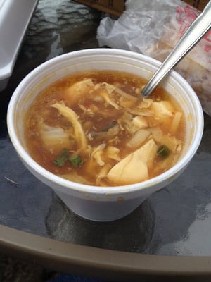 excellent hot and sour soup.