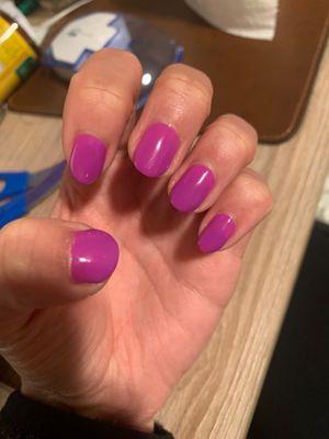 Purple nails for Fall!