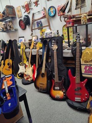 Hippie has a large variety of nice guitars at great prices